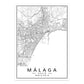 Minimalist Decorative Wall Map Wall Print
