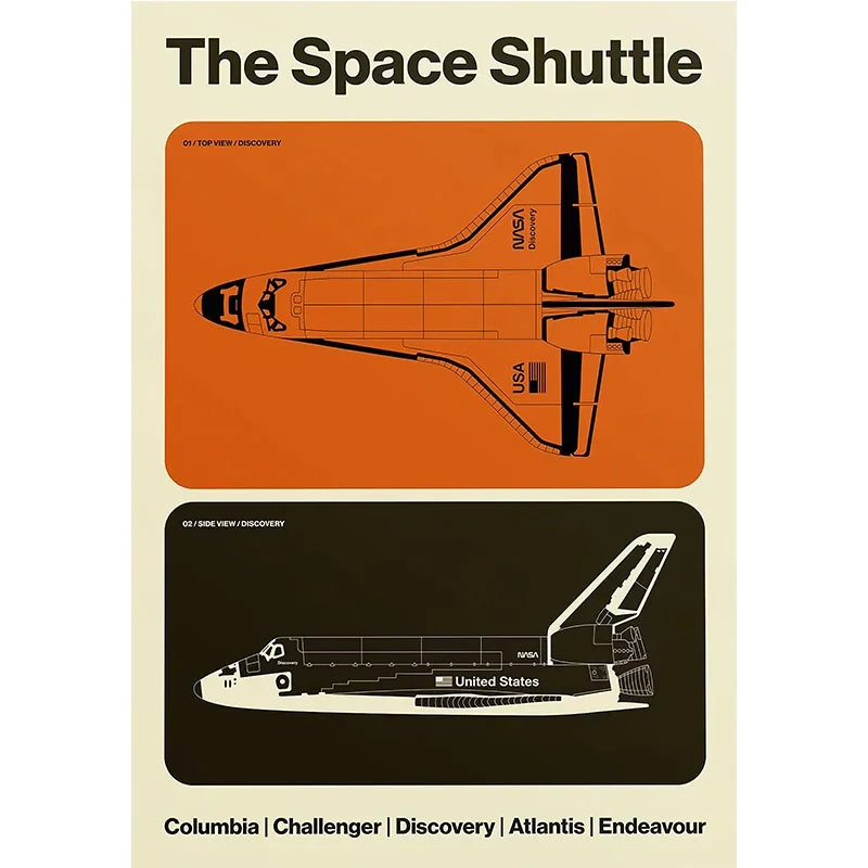 Minimalist Supersonic Jet Canvas Wall Print