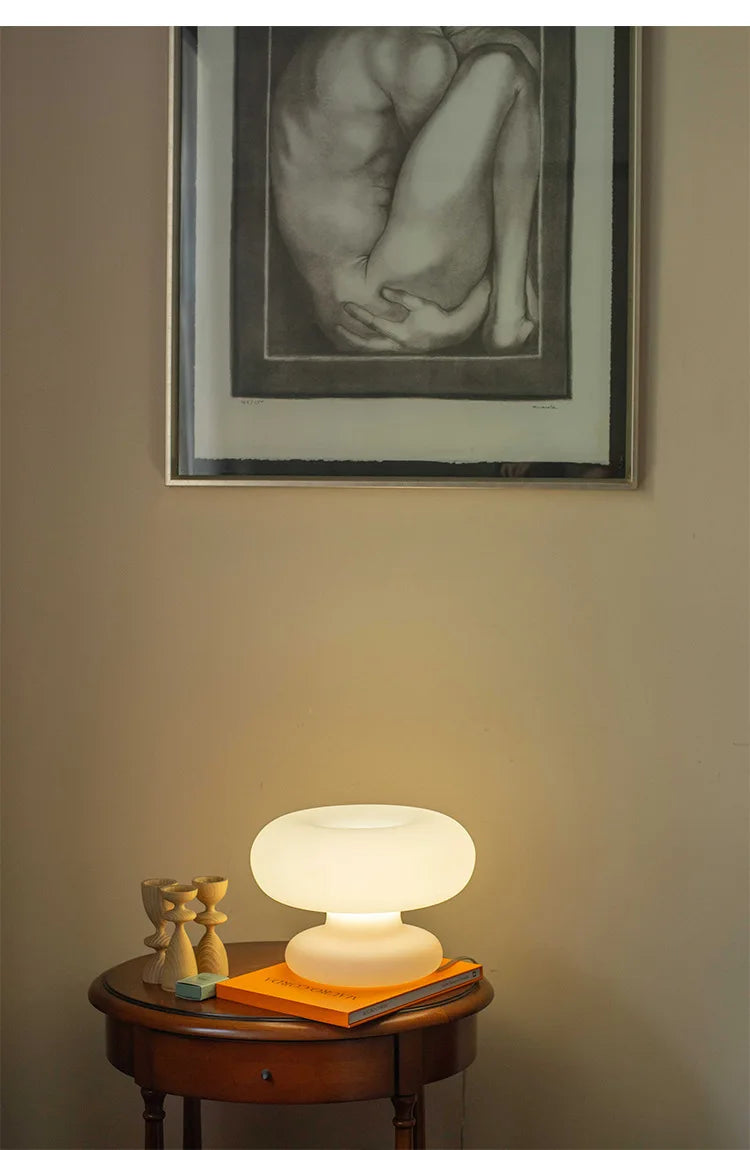 Mushroom Table Lamp with Touch Dimming - Corner