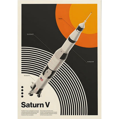 Minimalist Supersonic Jet Canvas Wall Print