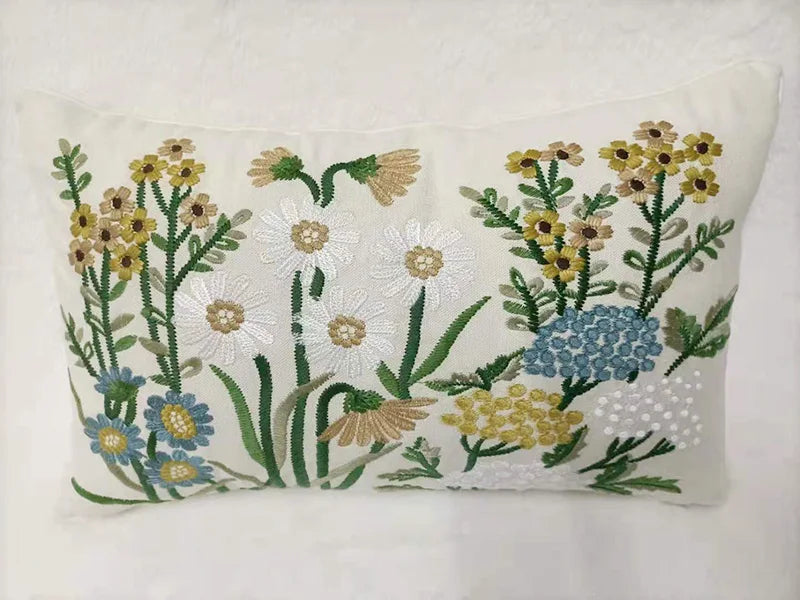 Floral Decorative Cushion Cover