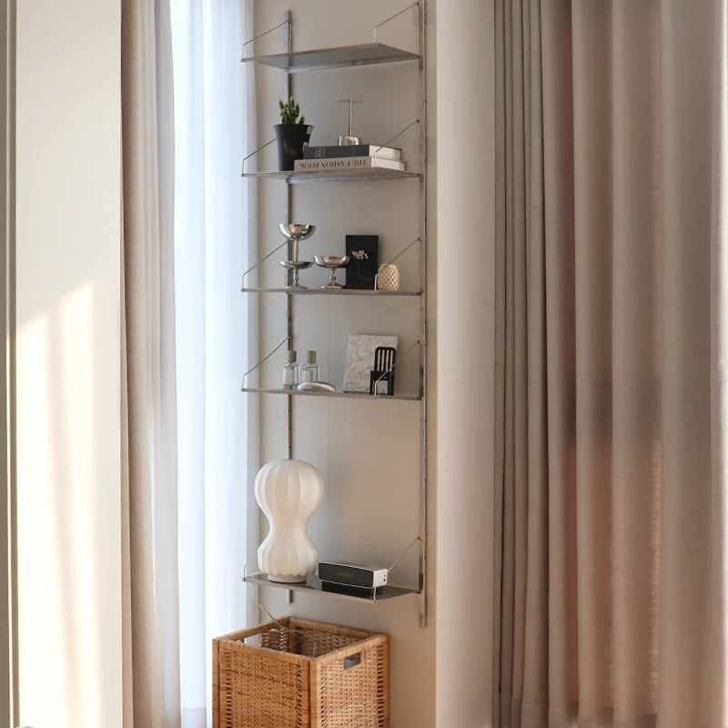 Minimalist Floating Wall Shelf for Display and Storage