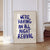 Minimalist College Aesthetic Typography Poster