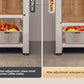 Countertop Microwave Storage Shelf
