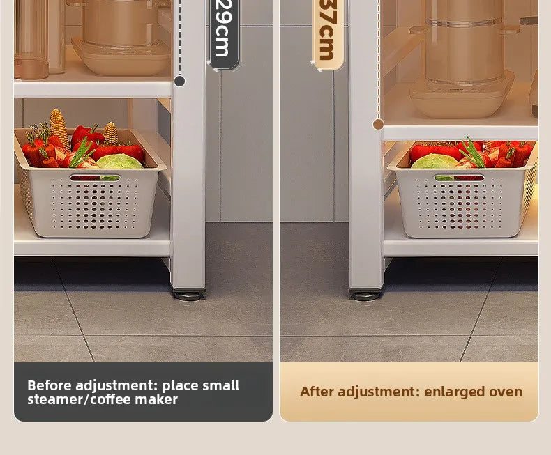 Countertop Microwave Storage Shelf
