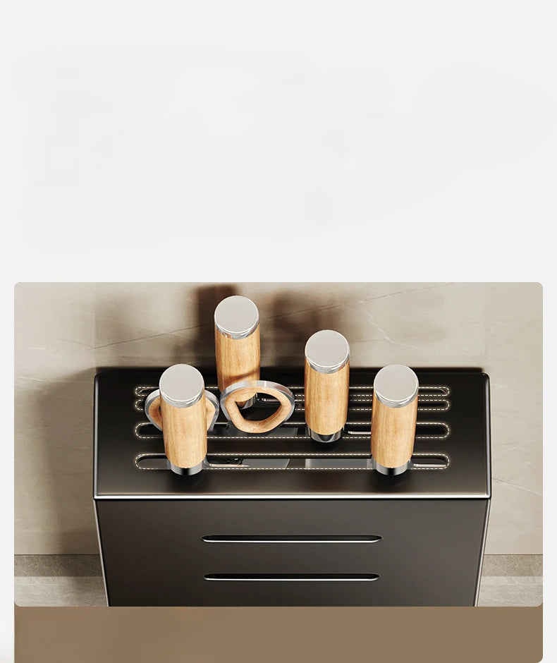 Wall-Mounted Knife and Utensil Organizer