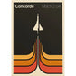 Minimalist Supersonic Jet Canvas Wall Print