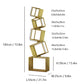 Metal Foldable Grid Bookcase for Home Storage