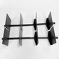 Metal Modern Bookcase Shelf for Home Storage - 16x13x31cm