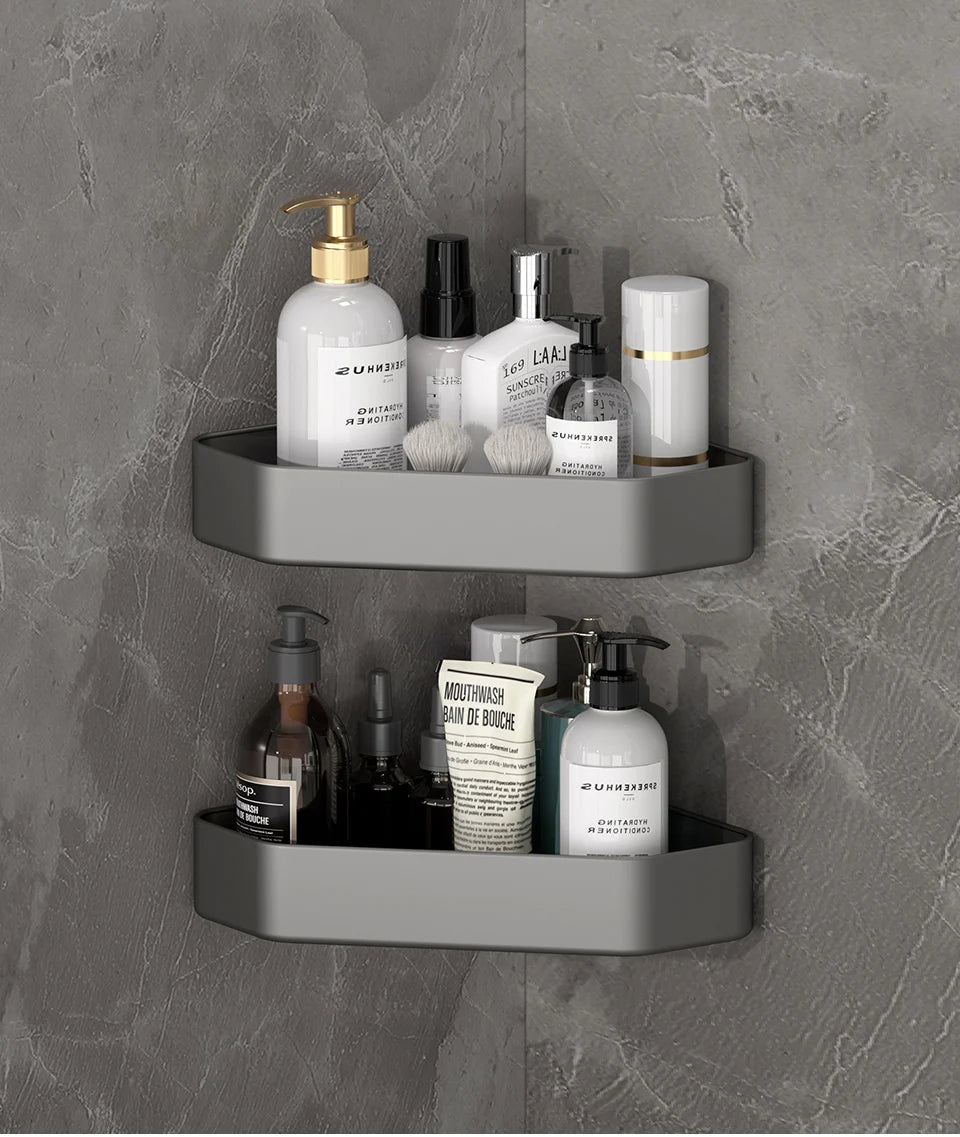 Wall-Mounted Bathroom Storage Shelf - Wall-Mounted