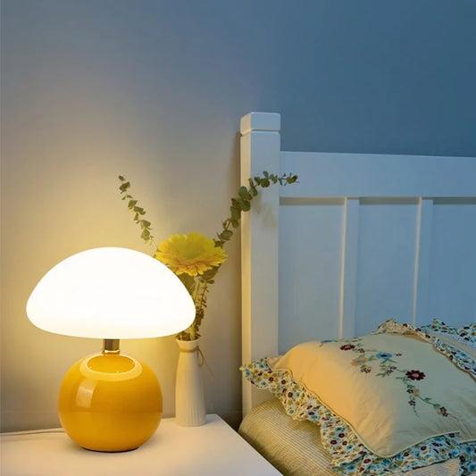Mushroom Table Lamp with Touch Dimming - Kids