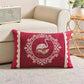 Embroidered Chenille Lumbar Pillow Cover