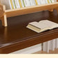 Wood Tilting Desktop Book Rack for Books and Magazines