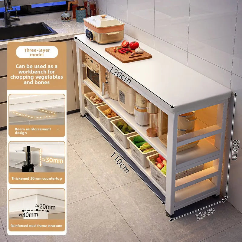 Countertop Microwave Storage Shelf