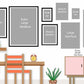 Minimalist Decorative Wall Map Wall Print