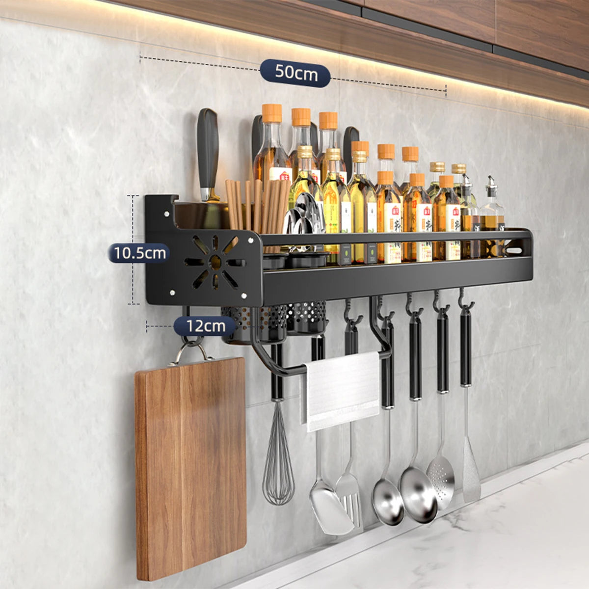 Metal Modern Bookcase Shelf for Home Storage - Multi-Layer
