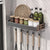 Multi-Tier Spice Storage Rack - Wall-Mounted