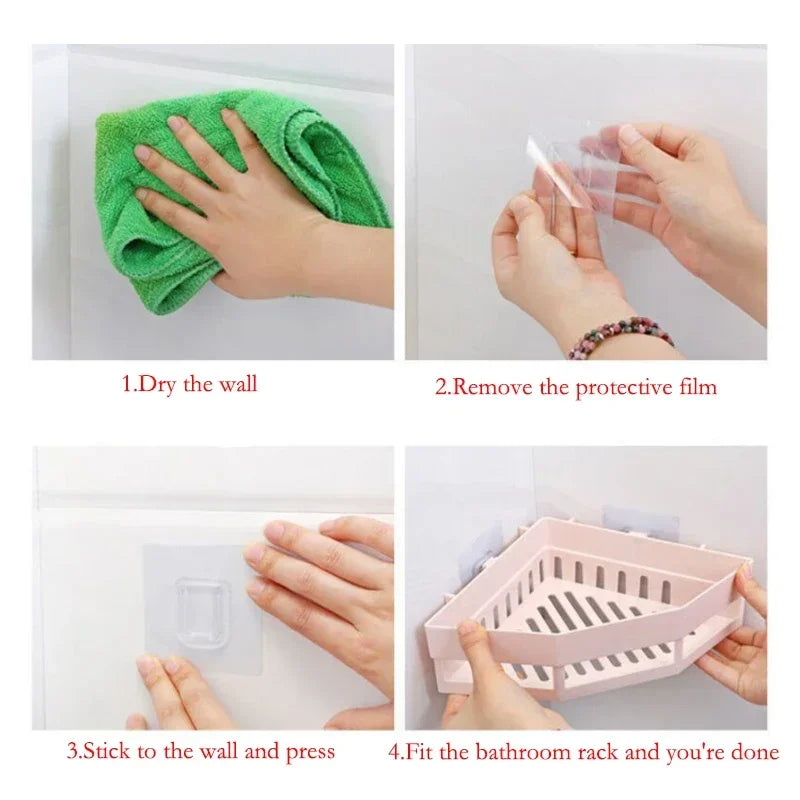 Over-Toilet Storage Shelf for Bathroom Essentials - Corner