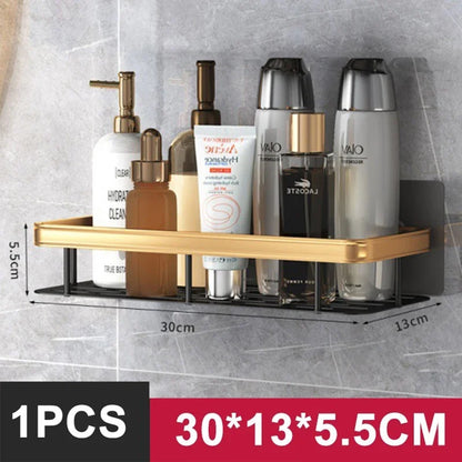 Wall-Mounted Bathroom Storage Shelf