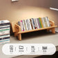 Wood Tilting Desktop Book Rack for Books and Magazines