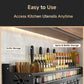 Metal Modern Bookcase Shelf for Home Storage - Multi-Layer