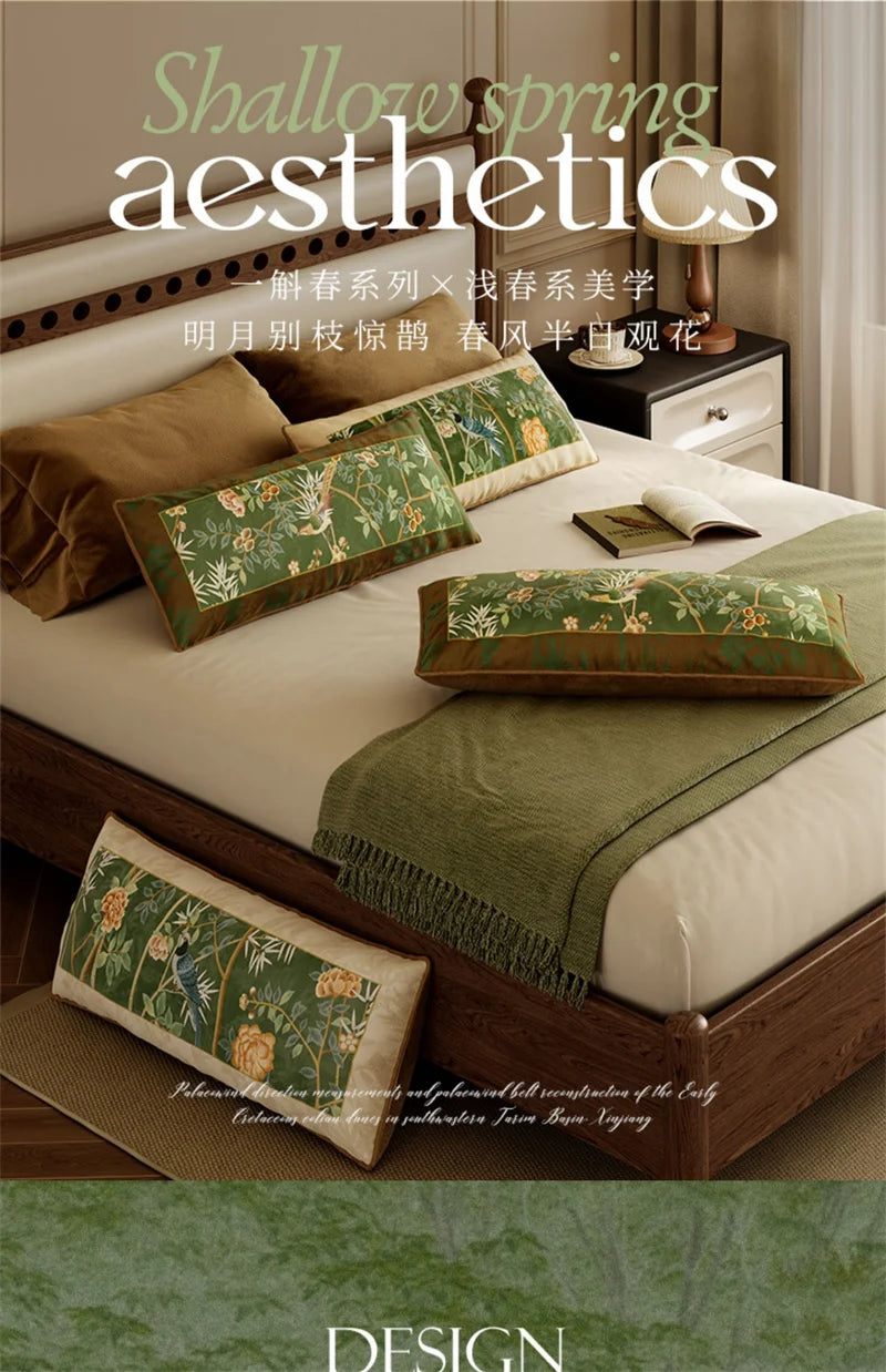 Velvet Decorative Pillow Cover - 35X100cm