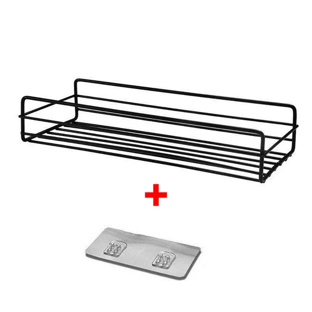 Metal Modern Bookcase Shelf for Home Storage - Wall-Mounted