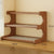 Bamboo Corner Bookcase for Home Storage and Display
