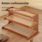 Bamboo Corner Bookcase for Home Storage and Display