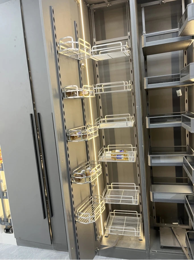 Tall Pantry Pull-Out Storage Basket