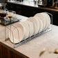Dish Drying Rack with Drainage Storage