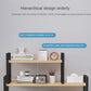 Wood Tiered Desktop Bookshelf for Daily Organization