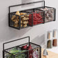 Wall-Mounted Kitchen Storage Basket