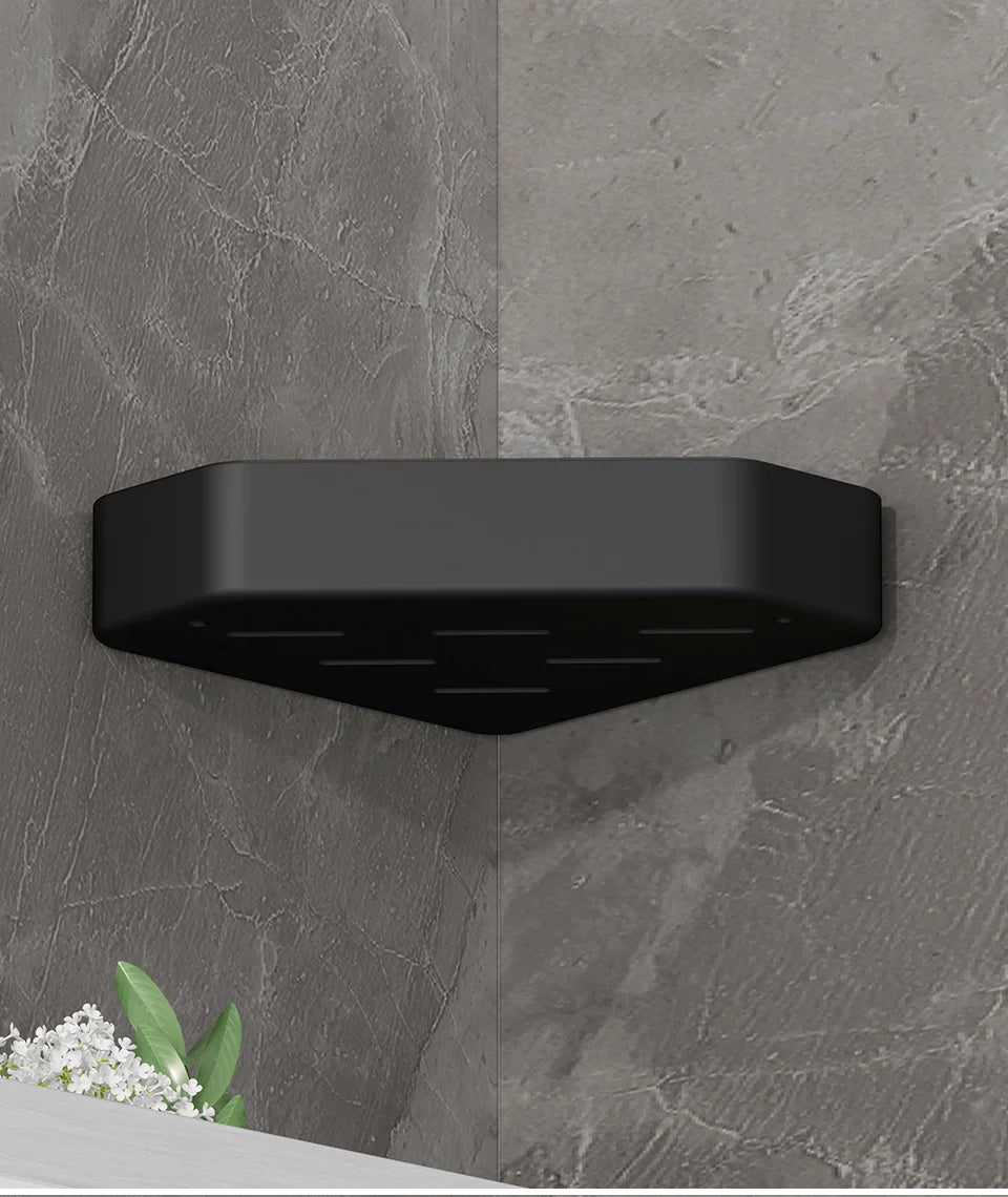 Wall-Mounted Bathroom Storage Shelf - Wall-Mounted