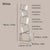 Metal Foldable Grid Bookcase for Home Storage