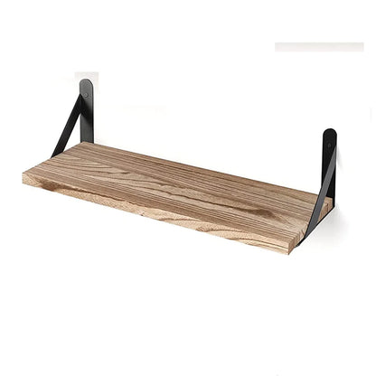 Wood Floating Wall Shelf for Display and Storage