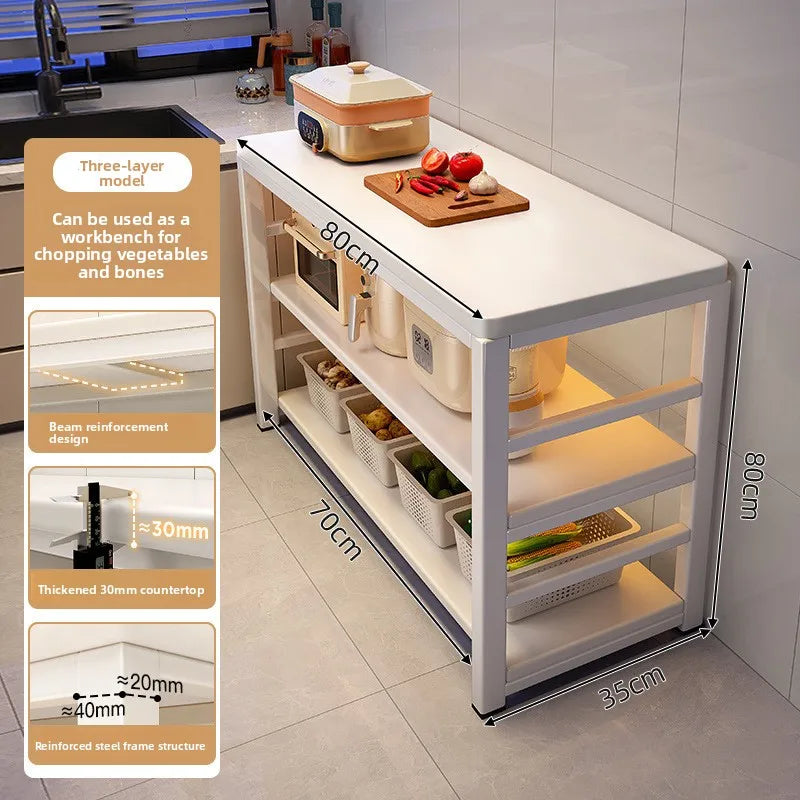 Countertop Microwave Storage Shelf