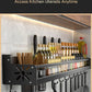 Metal Modern Bookcase Shelf for Home Storage - Multi-Layer