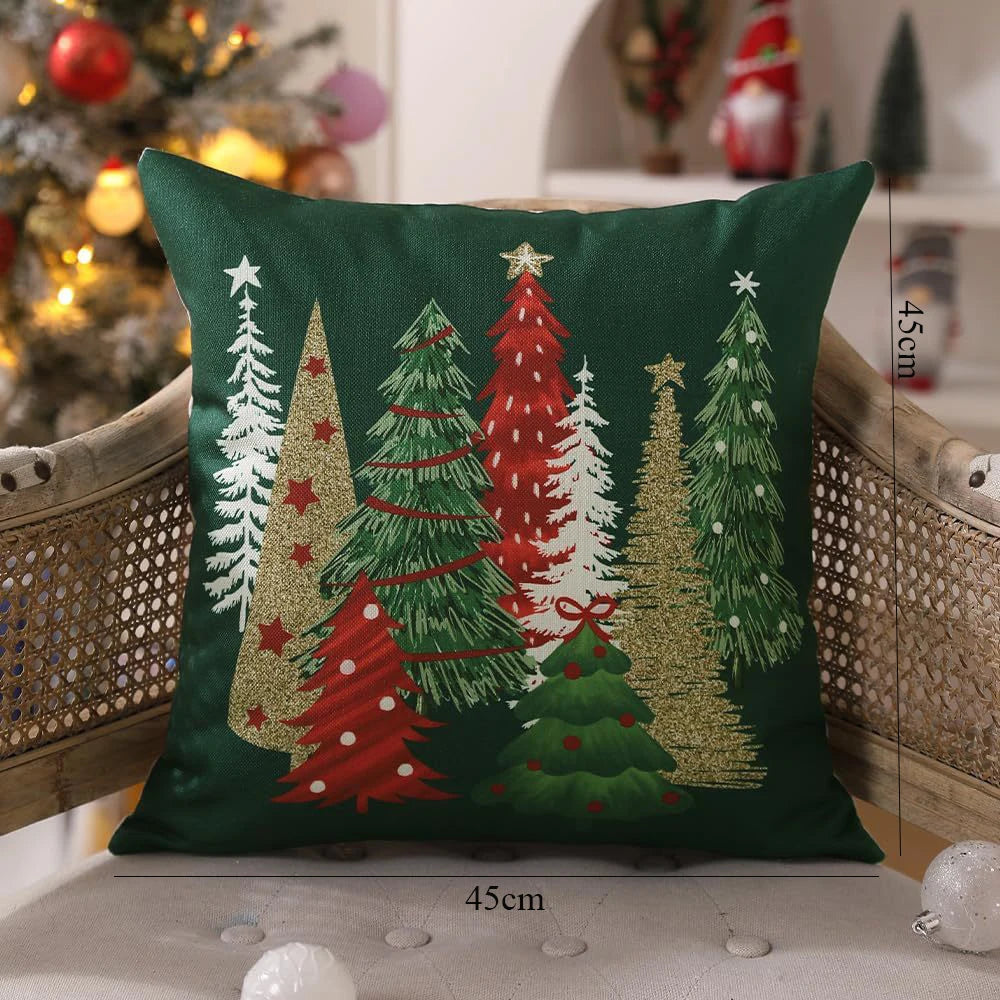 Plaid Stripe Decorative Cushion Cover - 45x45cm