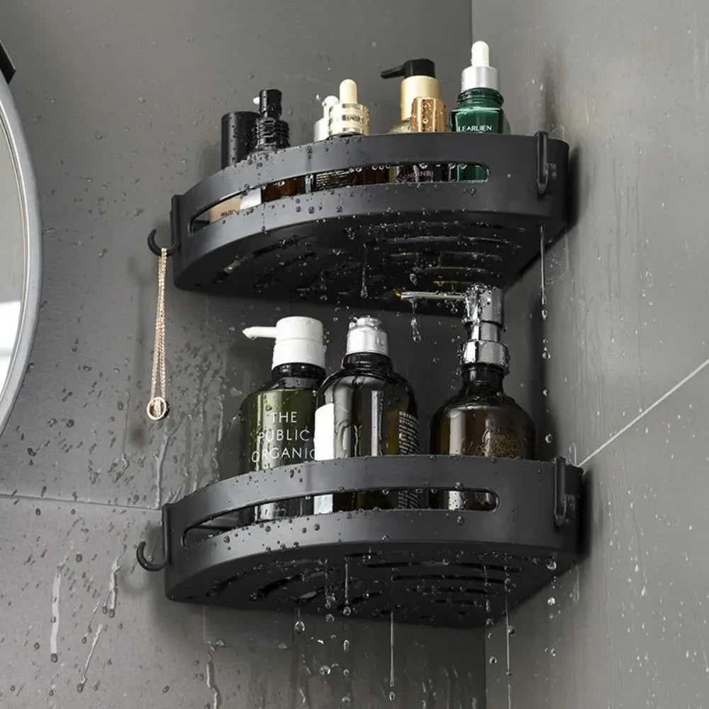 No-Drill Corner Shower Shelf Organizer