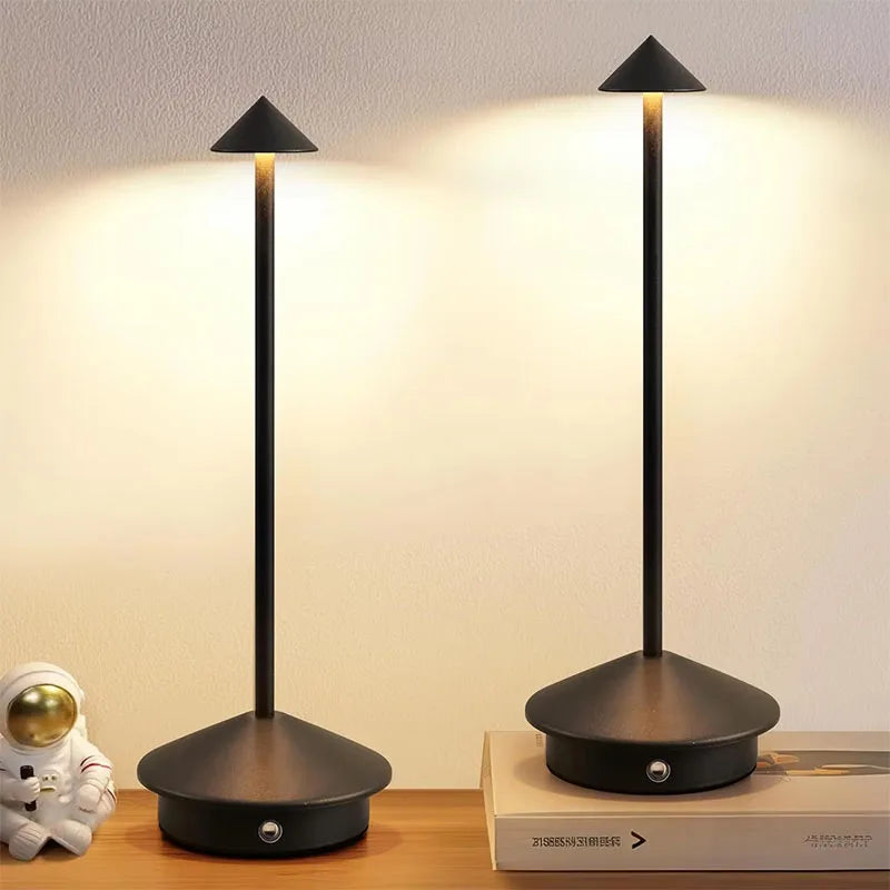 Cordless Touch Table Lamp with Adjustable Brightness - Cordless