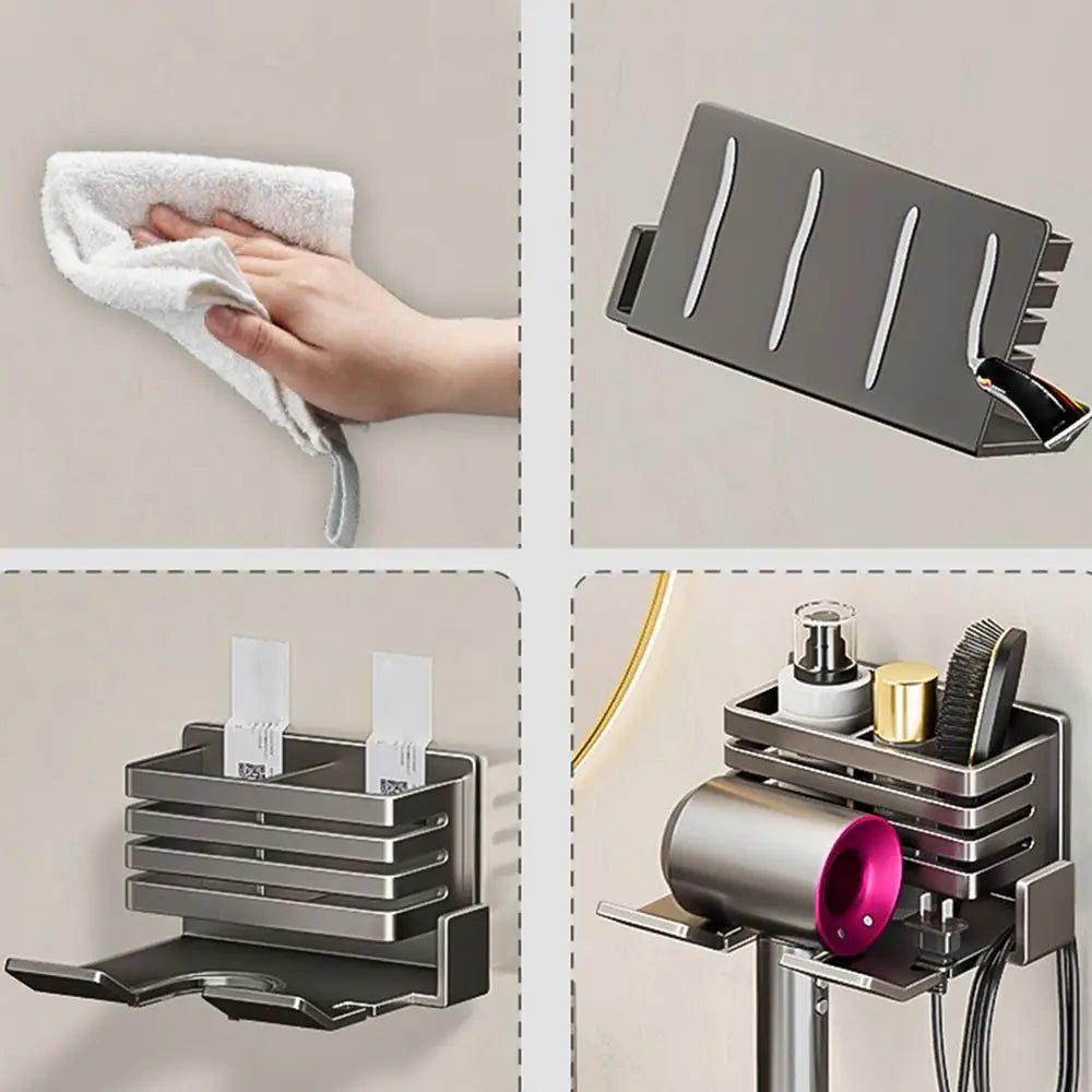 Over-Toilet Storage Shelf for Bathroom Essentials - Wall-Mounted