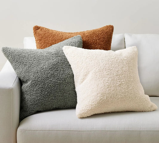 Plush Faux Fur Pillow Cover
