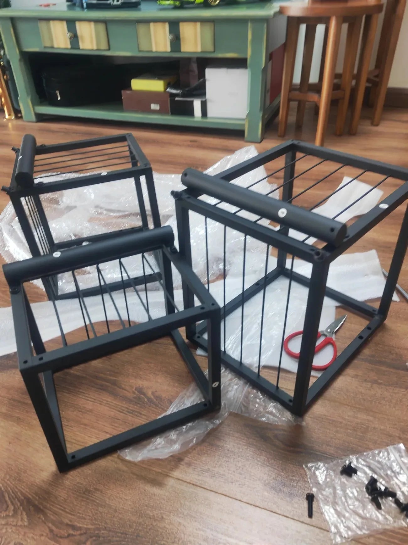 Metal Modern Bookcase Shelf for Home Storage