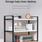 Wood Tiered Desktop Bookshelf for Daily Organization