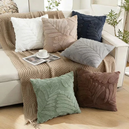 Plush Faux Fur Pillow Cover - Woven