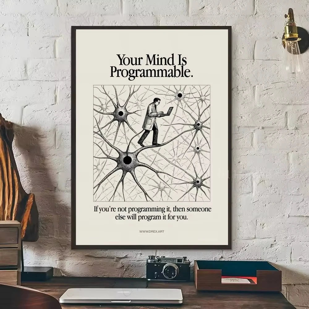Minimalist Motivational Quote Typography Poster 2