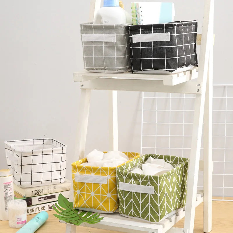 Metal Desktop Organizer Basket