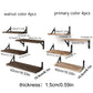 Wood Floating Wall Shelf for Display and Storage