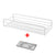 Metal Modern Bookcase Shelf for Home Storage - Wall-Mounted
